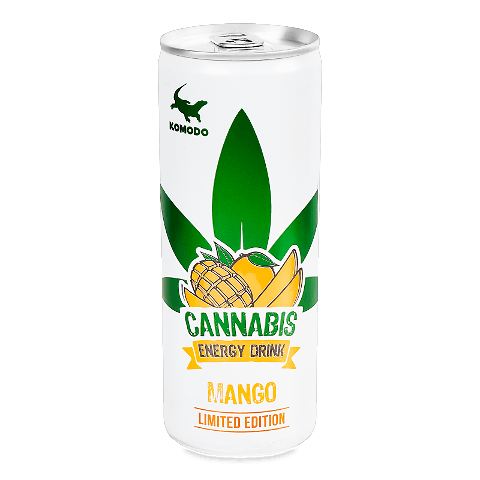 Напій енергетичний Komodo Cannabis Mango газований з б 0 25л онлайн