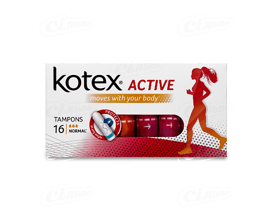 Тампони  Kotex Normal 16шт