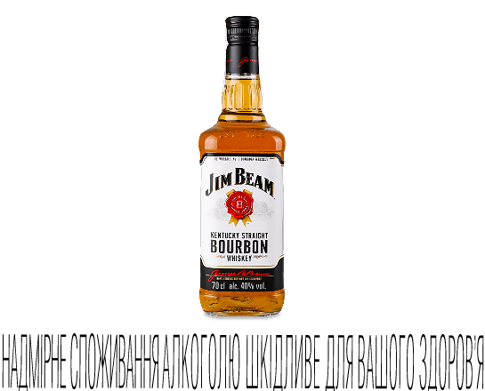 Віскі Jim Beam White Straight Bourbon