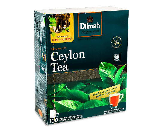 Чай Dilmah Premium з ярликом