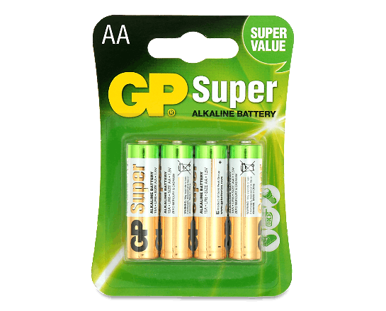 Батарейки GP Super Alkaline 1.5V LR6 AA