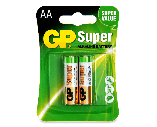 Батарейки GP SUPER ALKALINE 1.5V LR6 AA
