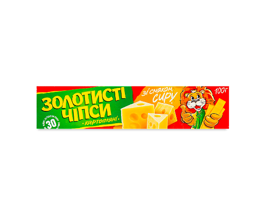 Чипси «Золотисті» з сиром
