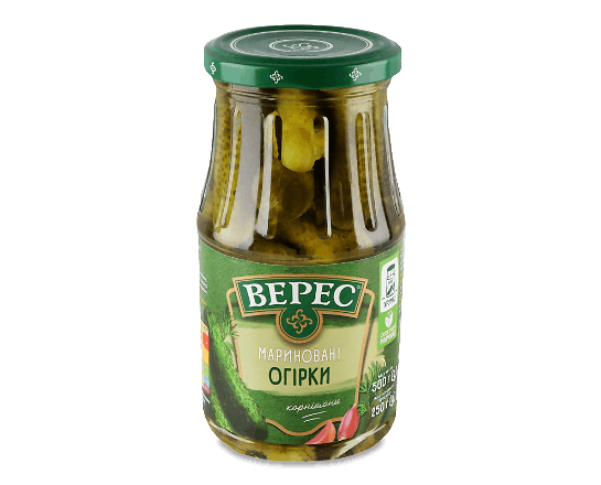 Огірки «Верес» мариновані