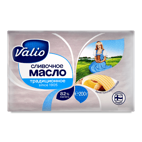Масло вершкове Valio 82% 200г – онлайн-супермаркет «Сільпо»