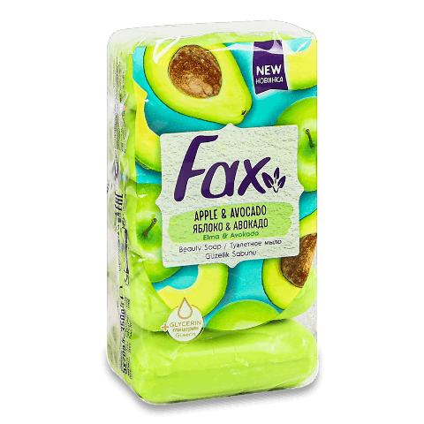 Мило Fax «Яблуко» 5*70г – онлайн-супермаркет «Сільпо»