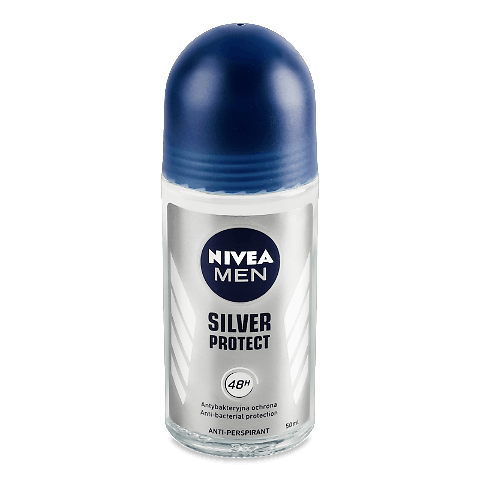 Дезодорант кульковий Nivea Men «Срібний захист» антиперспірант