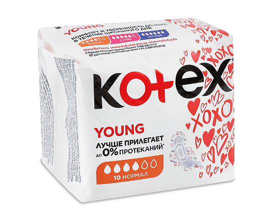 Прокладки Kotex Young нормал