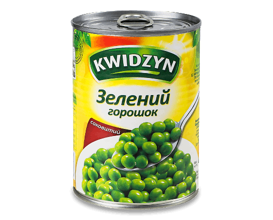 Горошок зелений Kwidzyn консервований