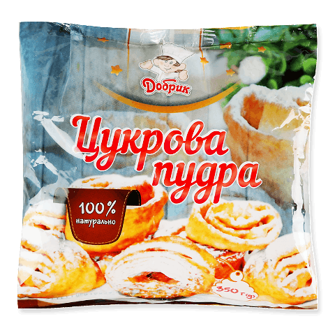 Пудра цукрова «Добрик» 350г – онлайн-супермаркет «Сільпо»