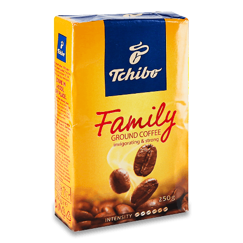 Кава мелена Tchibo Family 250г – онлайн-супермаркет «Сільпо»