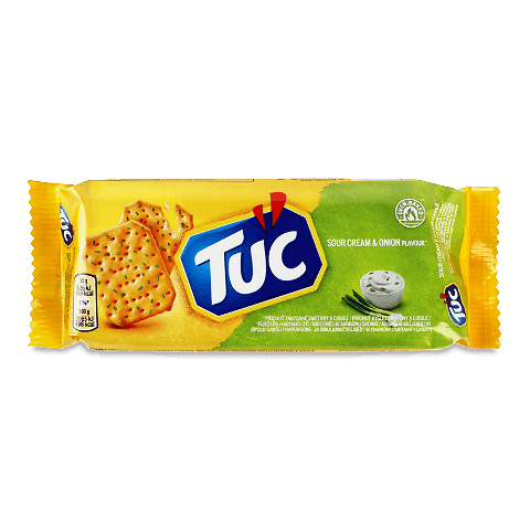 Крекер Tuc солоний зі сметаною та цибулею 100г – онлайн-супермаркет ...