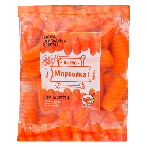 Морква свіжа «Морковка» 420г – онлайн-супермаркет «Сільпо»