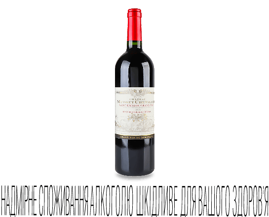 Вино червоне сухе Chateau Musset Chevalier Saint-Emilion GC