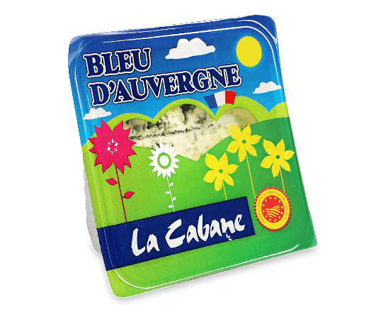 Сир La Cabane «Блю Д’Овернь» Laqueuille 52% з коров'ячого молока