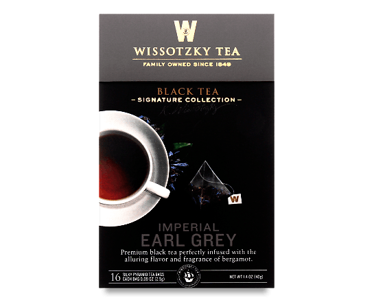 Чай чорний Wissotzky Tea Imper Earl Grey з ароматом бергамота