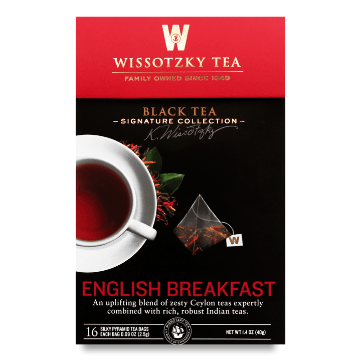 Чай чорний Wissotzky Tea English Breakfast 16*2,5г/уп