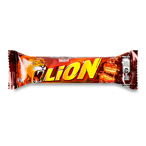 Батончик Nestle Lion 42г – онлайн-супермаркет «Сільпо»