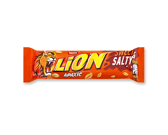 Батончик Nestle Lion з арахісом