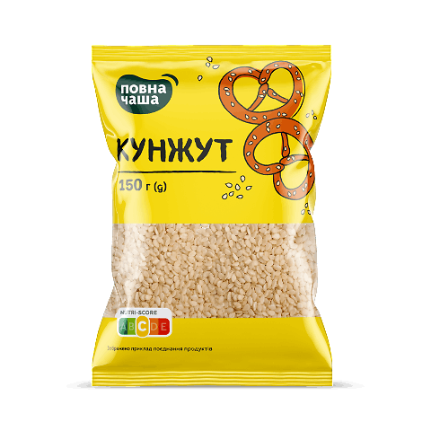 Кунжут «Повна Чаша»® 150г – онлайн-супермаркет «Сільпо»