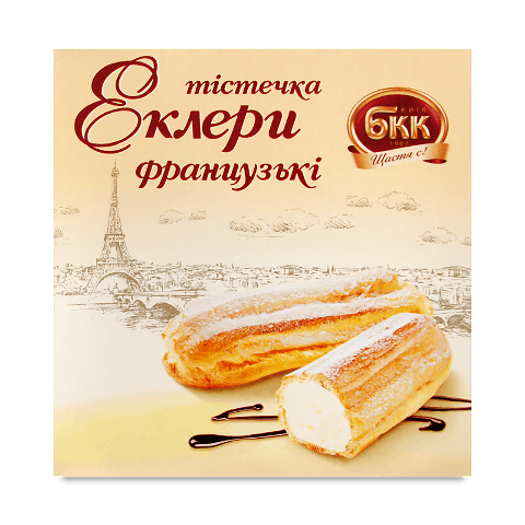 Тістечко БКК «Еклери французькі» 165г – онлайн-супермаркет «Сільпо»