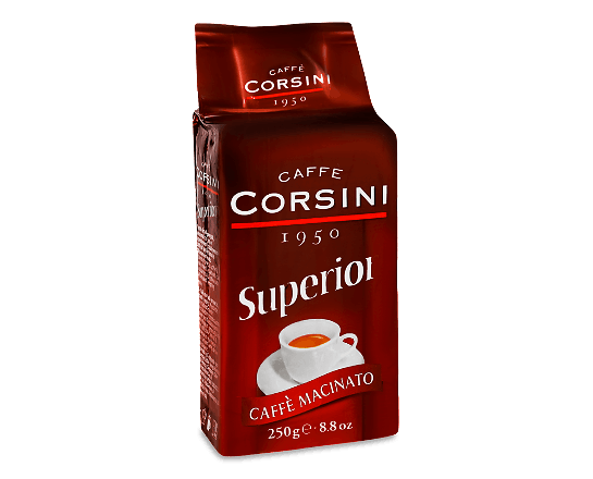 Кава мелена Corsini Superior смажена натуральна