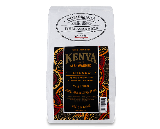 Кава в зернах Corsini Kenya смажена натуральна