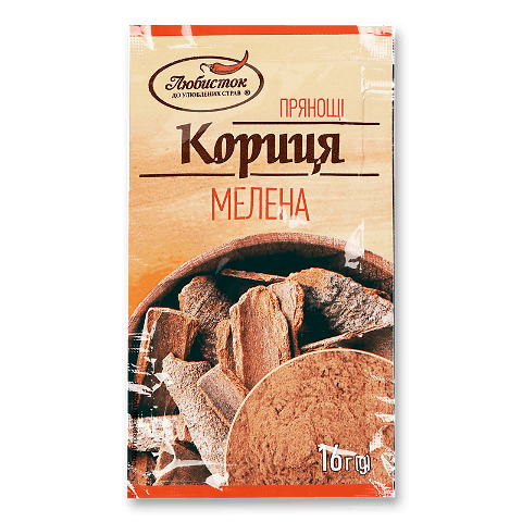 Кориця мелена «Любисток» 16г – онлайн-супермаркет «Сільпо»