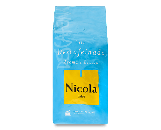 Кава зернова Nicola Descafeinado без кофеїну смажена