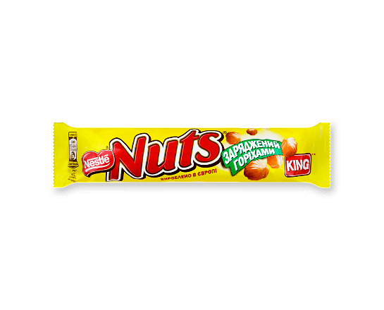 Батончик Nuts King size шоколадний