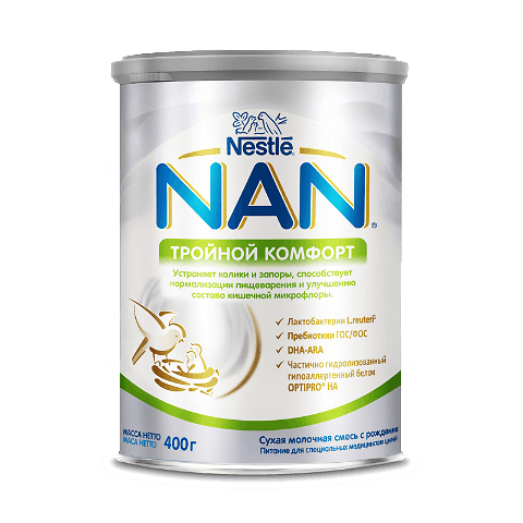 Суміш NAN потрійний комфорт 400г – онлайн-супермаркет «Сільпо»