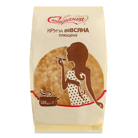 Крупа вівсяна плющена «Сквирянка» 0,5кг – онлайн-супермаркет «Сільпо»