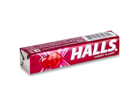 Льодяники Halls зі смаком вишні