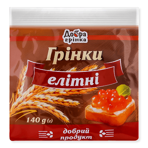 Грінки «Добра грінка» елітні 140г – онлайн-супермаркет «Сільпо»