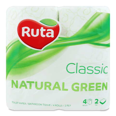 Папір туалетний Ruta Classic зелений