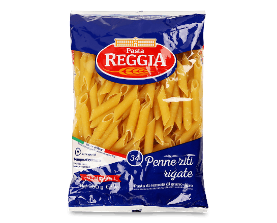 Вироби макаронні Pasta Reggia «Пенне Дзіті Рігате»