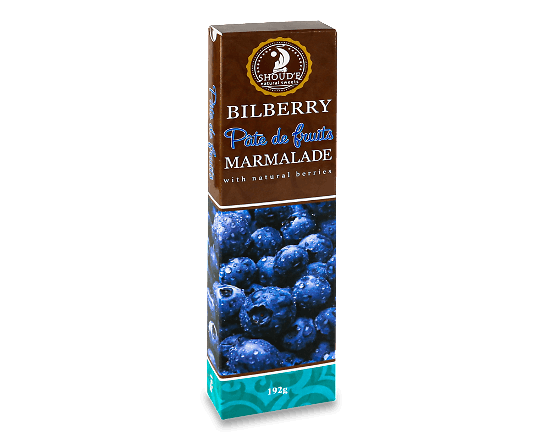 Мармелад Shoud'e Pate de Fruits Bilberry