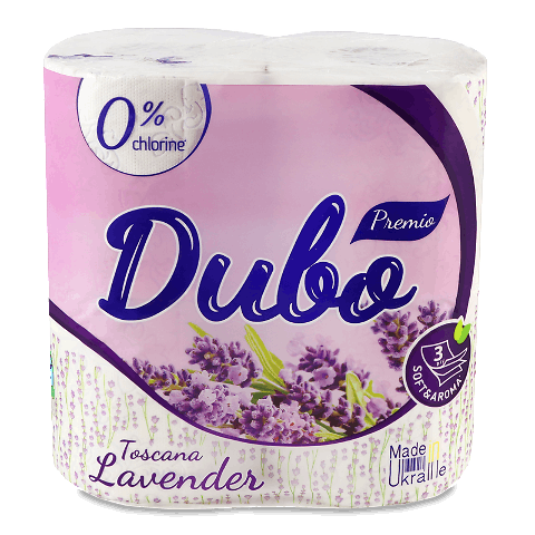 Папір туалетний Диво Premio Toscana Lavender 3-шаровий