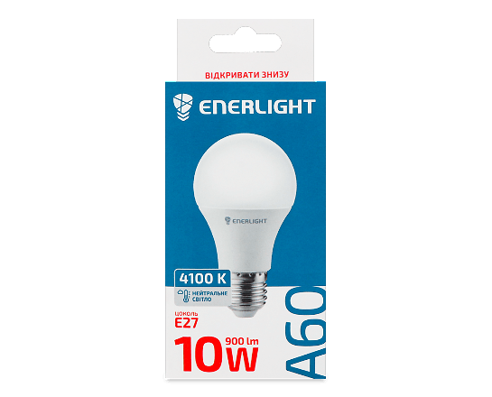 Лампа світлодіодна Enerlight A60 10 Вт 4100K E27