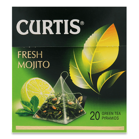 Чай зелений Curtis «Фреш Мохіто» з додаванням рослинної сировини