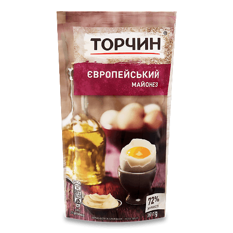 Майонез «Торчин» «Європейський» 72% 160г – онлайн-супермаркет «Сільпо»