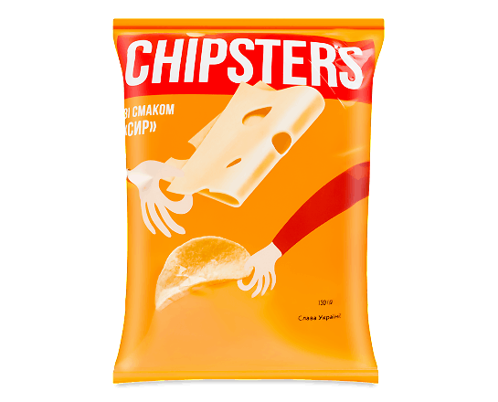 Чипси Flint Chipster's натуральні зі смаком сиру