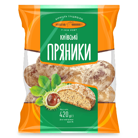 Пряники «Київхліб» «Київські» 420г – онлайн-супермаркет «Сільпо»