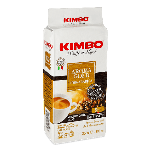 Кава мелена Kimbo Aroma Gold 100% Arabica вакуум 250г - замовити в ...