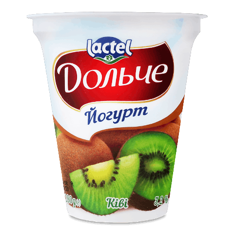 Йогурт «Дольче» ківі 3,2% 280г – онлайн-супермаркет «Сільпо»