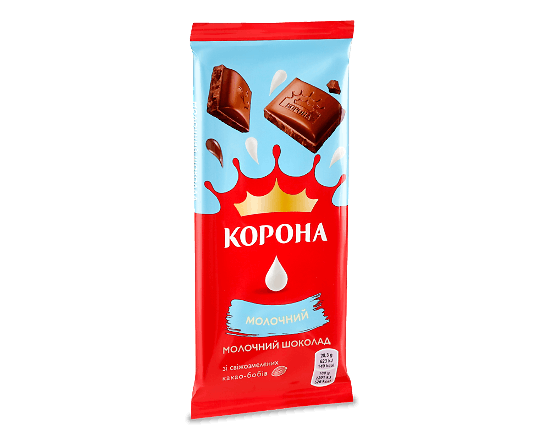 Шоколад молочний «Корона» без добавок
