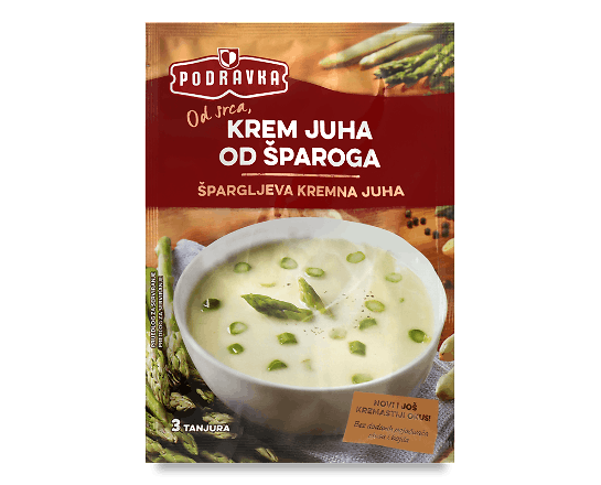 Крем-суп Podravka зі спаржею