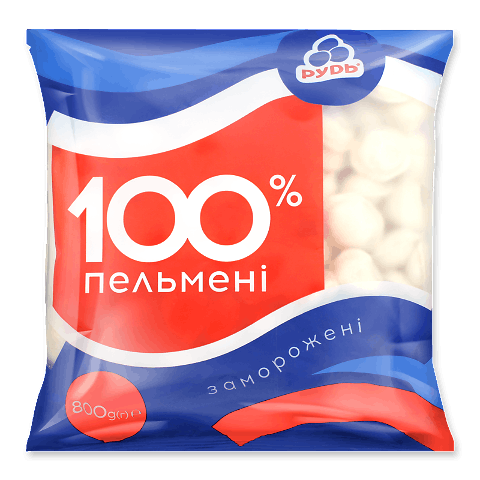 Пельмені «Рудь» 100% 800г – онлайн-супермаркет «Сільпо»