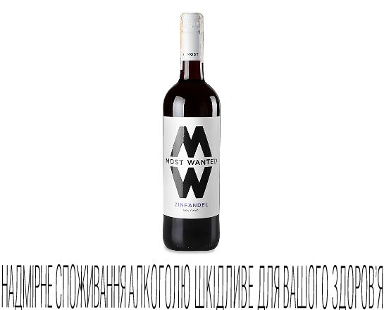 Вино Most Wanted Lodi Zindfandel