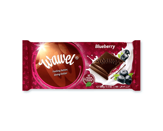 Шоколад десертний Wawel з чорничним наповнювачем